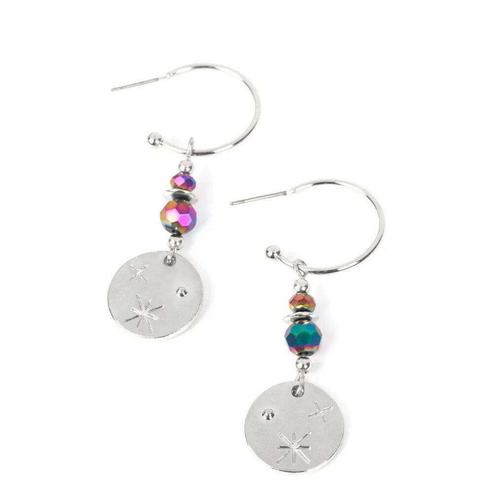 Paparazzi Jewelry - Stunning Supernova & Artificial Starlight Necklace & Earring - Picture 10 of 10